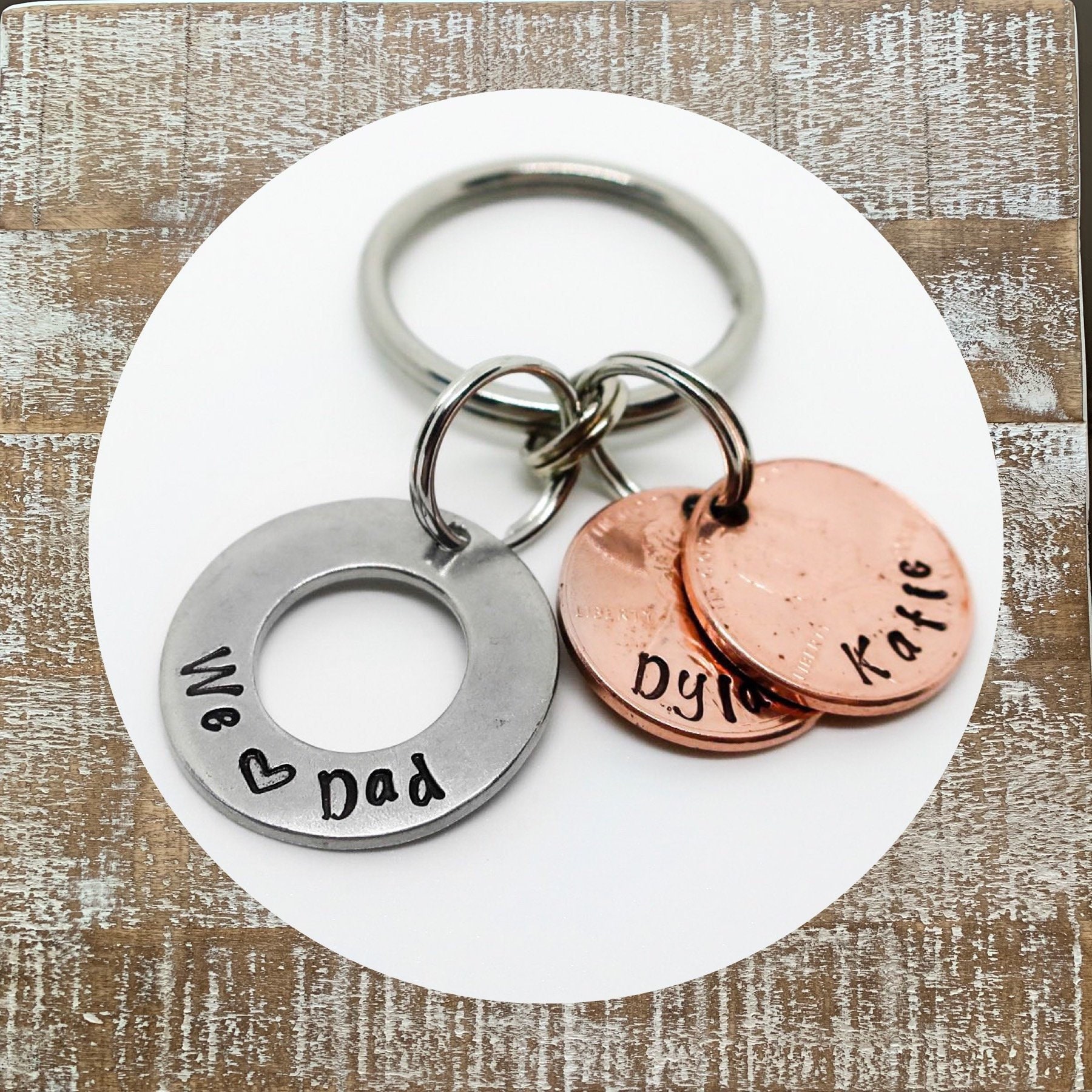 year as dad Personalized Fathers day gifts gift for grandpa gift for dad penny gift