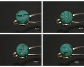 9 16 quot ( ) Alley Green and Blue Transparent Swirl Gorgeous Vintage Marble 330