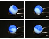 5 8 quot Akro Light Blue Corkscrew Gorgeous Vintage Marble 236
