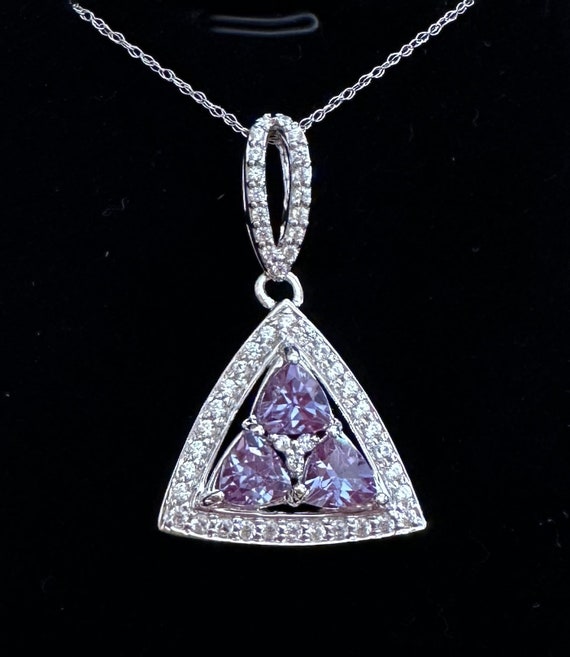 Unique and Gorgeous Stone Trillion Cut Color Change Created