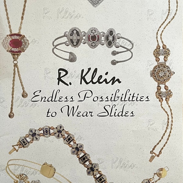 R KLEIN Slide Bracelet and Jewelry Club GOLD Membership Interactive Zoom Calls Catalog Free Stoppers Discounts Exclusive & Custom Designs