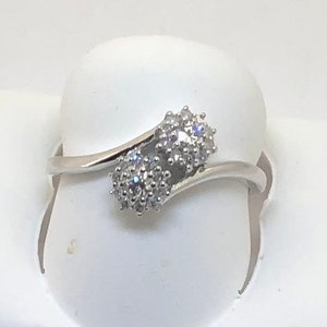 DeBeers 2 Diamond Style 2.07 Full Cut I1 Eye Clean 10kt White Gold Sold in Stores for 499.00 image 4