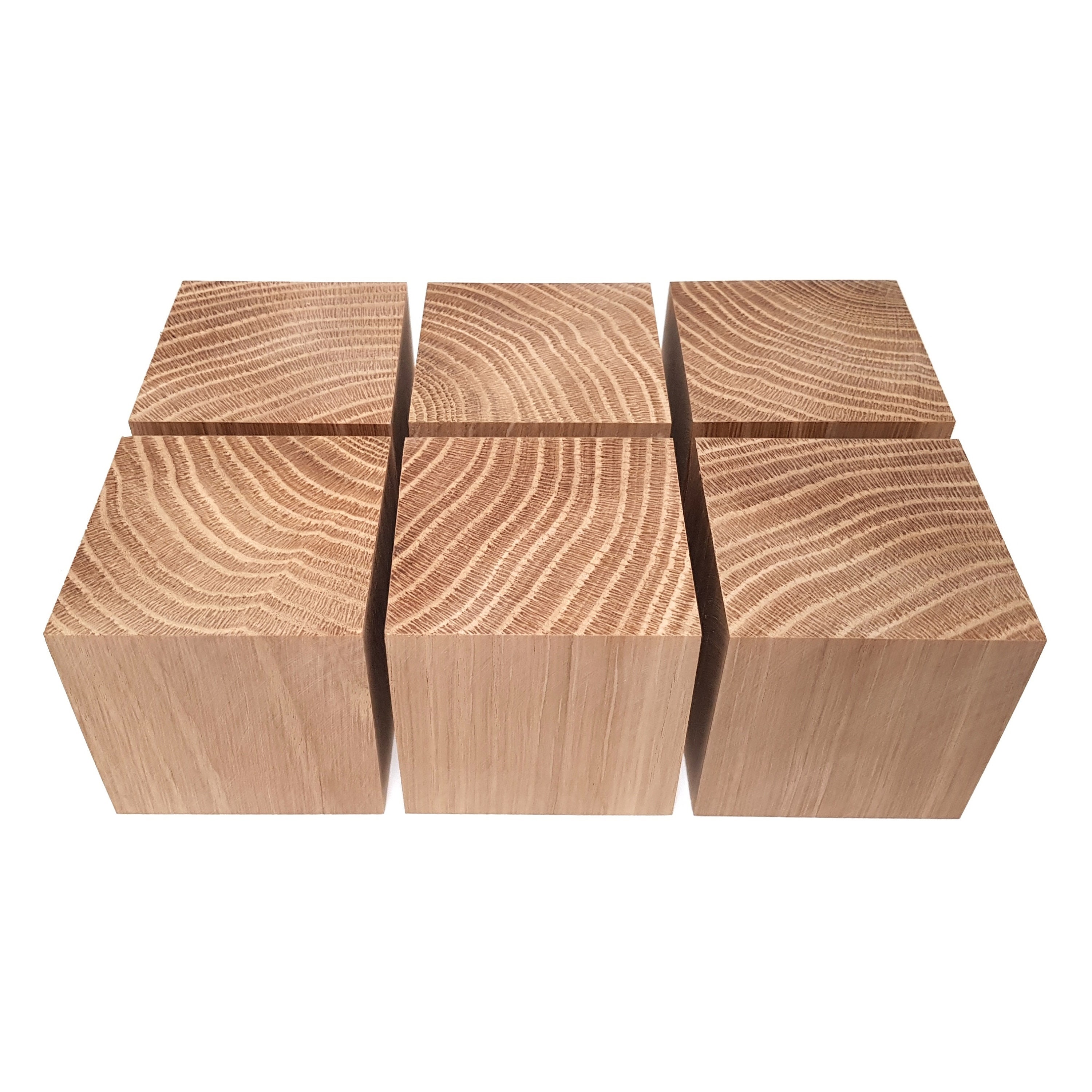 6 x Solid OAK cubes 60 mm / 2.4 inch Etsy