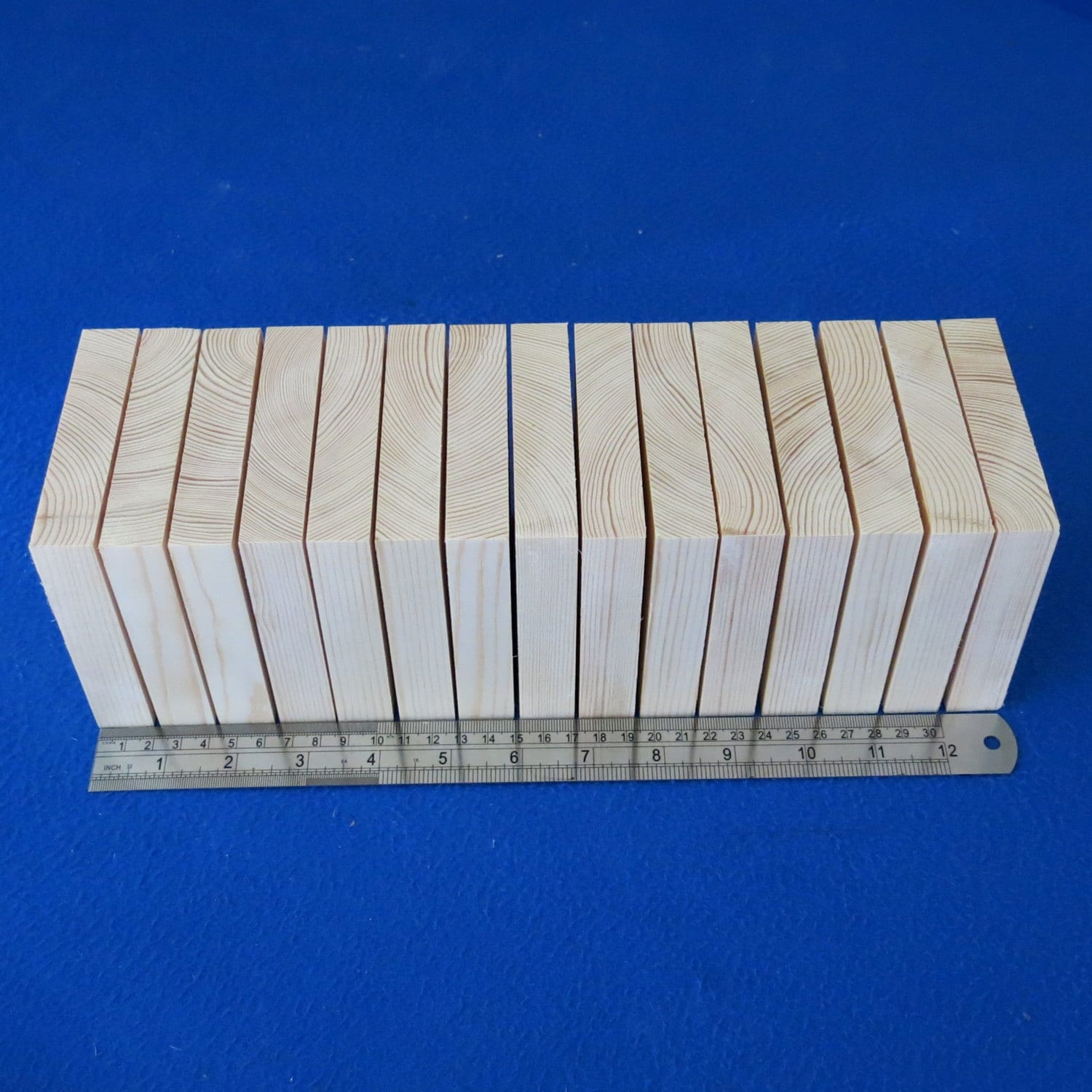 LOT x 15 SQUARE 4.0 / 100 mm wooden blocks bundle set Etsy