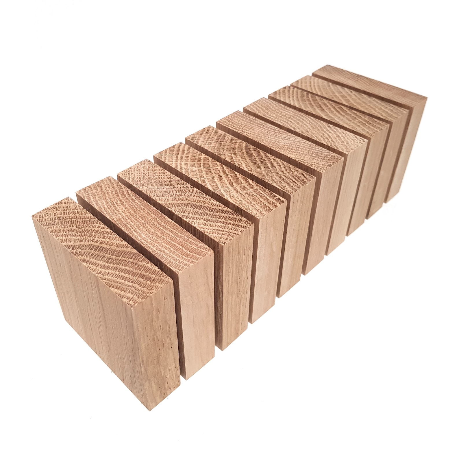 LOT X 10 SQUARE 3 / 75 Mm Wooden Blocks Bundle Set OAK Etsy