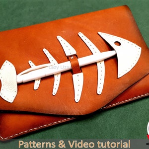 iPad mini 12345 leather sleeve PDF pattern and video tutorial