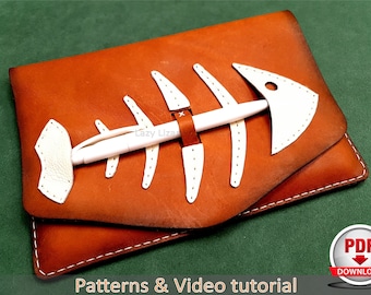 iPad mini 12345 leather sleeve PDF pattern and video tutorial