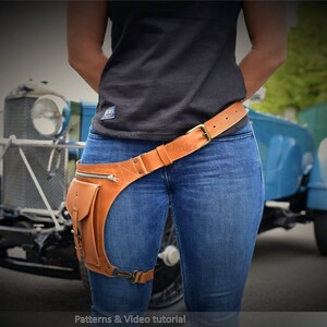 Festival Utility Belt, Hip Bag With Leg Strap PDF Pattern - Etsy