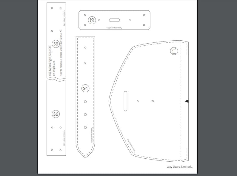 Festival Utility Belt Hip Bag With Leg Strap PDF Pattern - Etsy