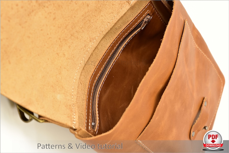 Crossbody Bag Pattern Leather Bag DIY Digital PDF Pattern Etsy