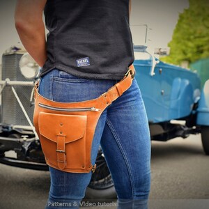 Festival Utility Belt, Hip Bag With Leg Strap PDF Pattern - Etsy