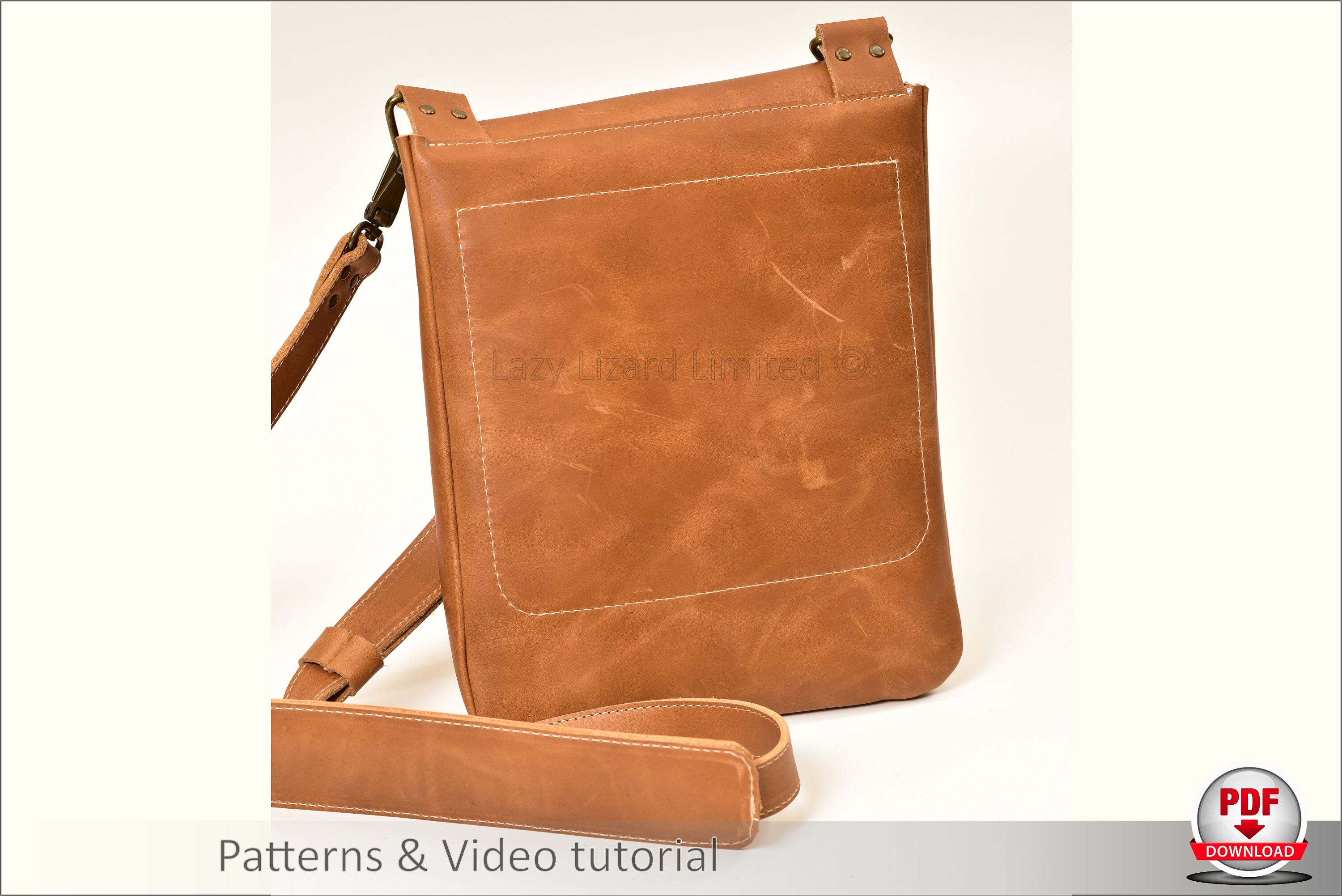 Crossbody Bag Pattern Leather Bag DIY Digital PDF Pattern Etsy