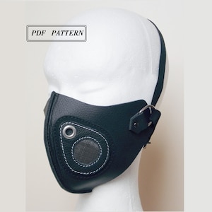 Basic Gas Mask, Digital PDF Pattern, Sewing Tutorial
