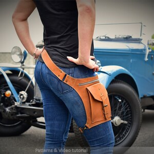 Festival Utility Belt, Hip Bag With Leg Strap PDF Pattern - Etsy