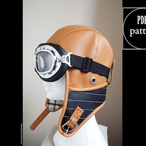 PDF aviator hat pattern and tutorial