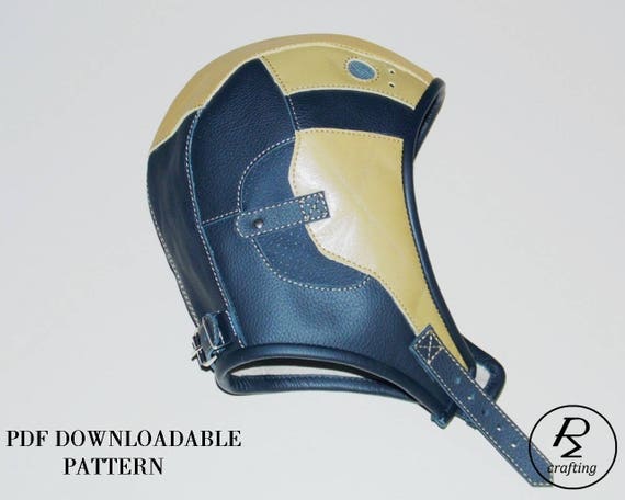 aviator hat ,steampunk hat  pattern and  tutorial, vintage car racer,s helm .