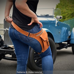 Festival Utility Belt, Hip Bag With Leg Strap PDF Pattern - Etsy