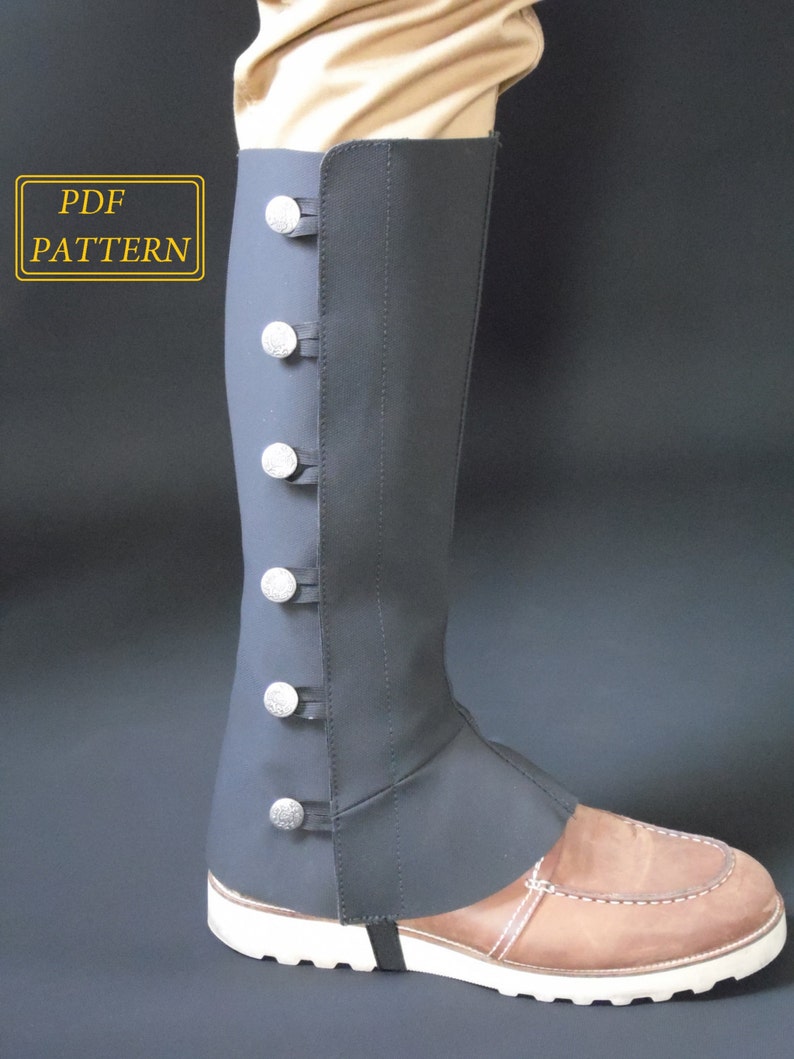 Basic Spats, Digital PDF Pattern, Sewing Tutorial image 2