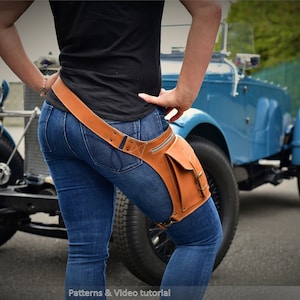 Festival Utility Belt, Hip Bag With Leg Strap PDF Pattern - Etsy