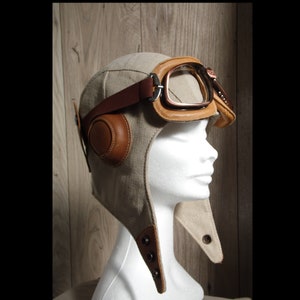 Steampunk Style Inspired Aviator hat Digital Pattern Download image 3