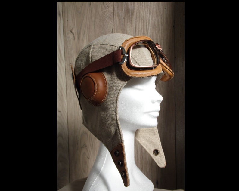 Steampunk Style Inspired Aviator hat Digital Pattern Download image 3