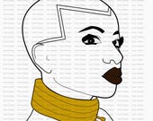 Fearless Dana Queen/ SVG, AI, PNG/ Dora milaje svg/ Black girls magic svg/ women of wakanda svg/ vector graphic wakanda