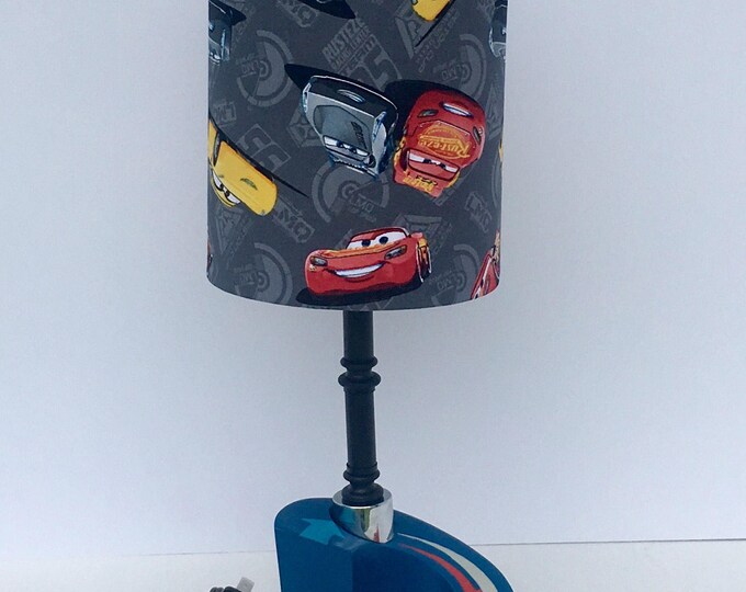 Lightning Mcqueen Lamp Etsy