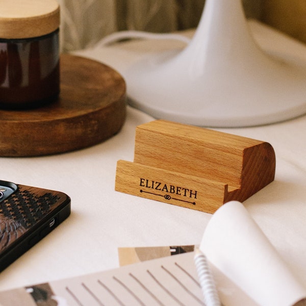 Simple Wooden Phone Stand for iPhone | iPhone dock | Phone holder | Gadget holder | Office stand