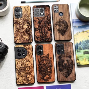 Real Wood OnePlus Case for OnePlus 13, Nord 4, Ace 3V, 12R, Nord CE3 Lite, N20, N10, CE2 & More