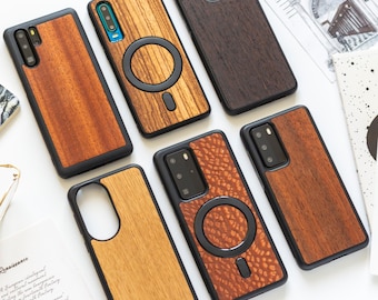 Real Wood Case for Huawei P50/P40/P30/P20 | Mate 40/30/20 | Pro, Plus, Lite