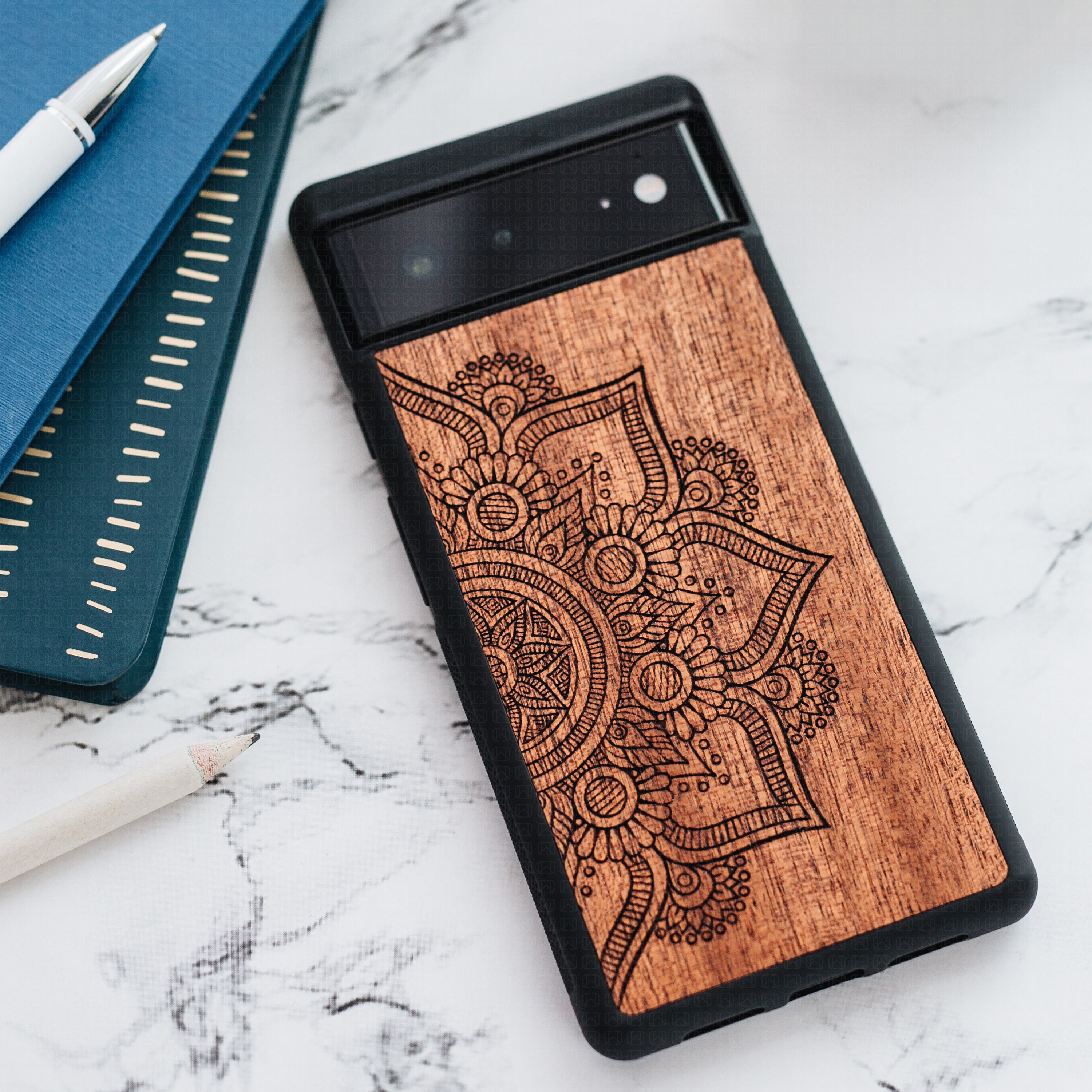 Google Pixel Wooden Case For 7 7 Pro 6a 6 6 Pro Pixel Etsy
