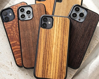 Gorgeous real wood case for iPhone 17, 16, 15, 14, 13, 12, 11, XS, X, 8, 7 | Compatiable with Pro Max, Pro, Plus | Magsafe Upgrade available