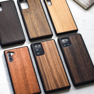 Real Wood Samsung Note case for 20 Ultra, Note 20, Note 10 Lite, Note 10+, Note 10, Note 9, Note 8