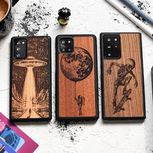 Space Culture | Real wood case for Samsung Note 20 Ultra, Note 20, Note 10 Lite, Note 10+, Note 10, Note 9, Note 8