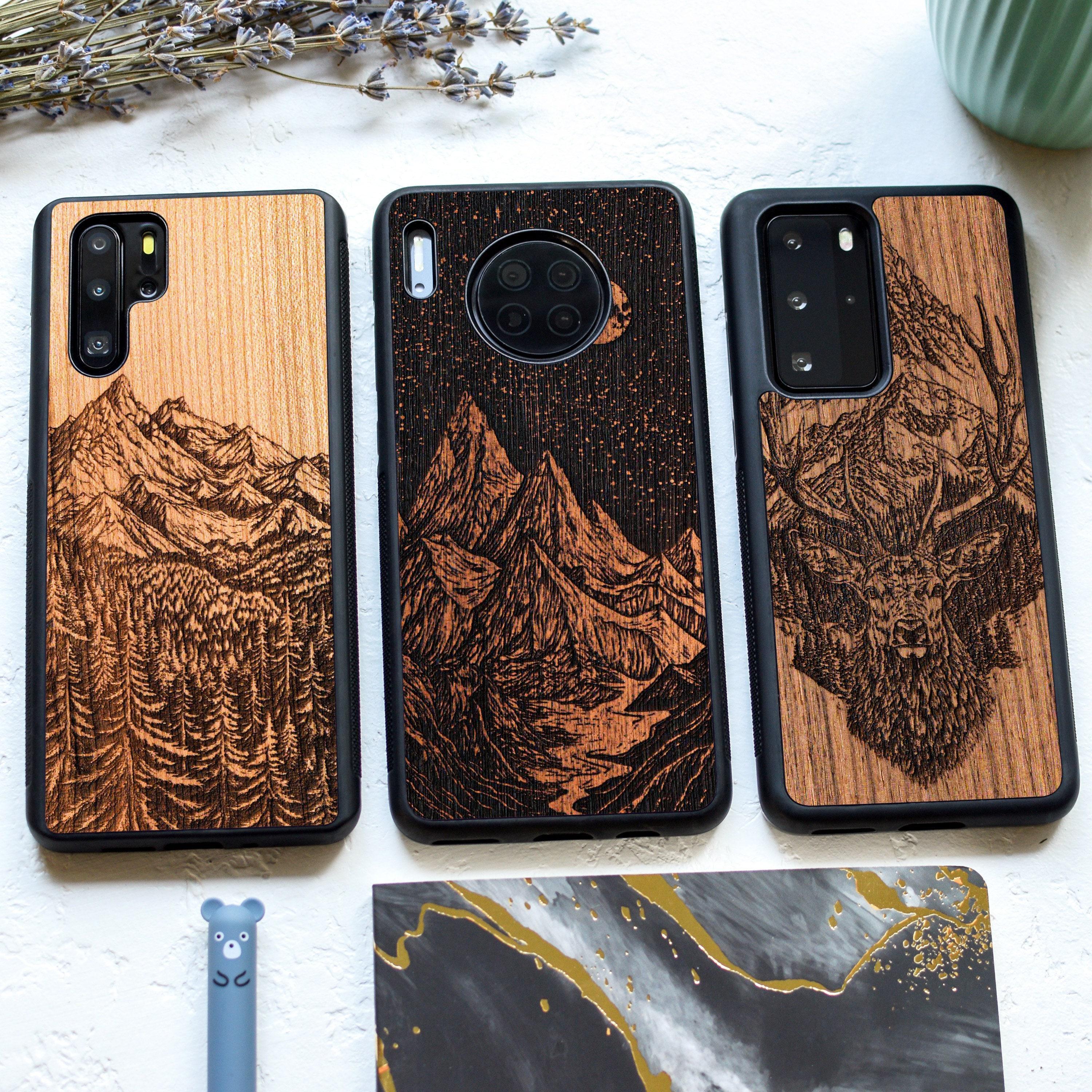 Wooden Phone Custom Made Covers For Phones Engraved Custom Wood