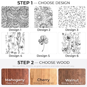 Flores silvestres - Funda de madera auténtica para Google Pixel 10, 10 Pro, 10 Pro XL / 9, 9 Pro, 9 Pro XL / 8, 8 Pro, 8a / 7, 7 Pro 7a / 6, 6 Pro 6a / 5A 5G imagen 6