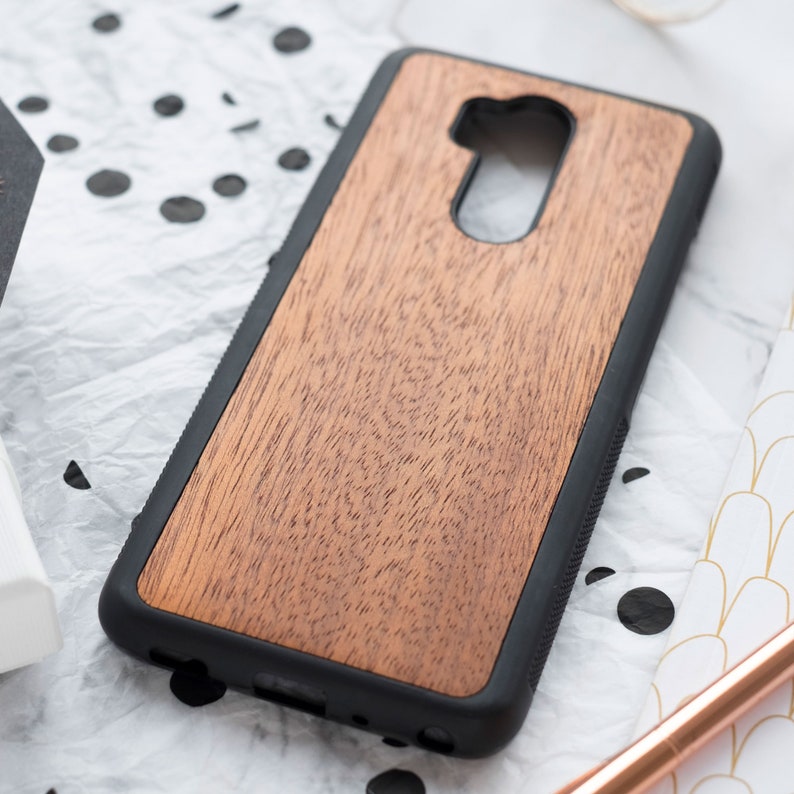 LG G6 G7 G8 Thinq Real Mahogany Wood LG V20 V30 V40 V50