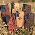 Wildflowers - Wood Case for Samsung S24,S23, S22, S21, S20, S10 |  Galaxy S Ultra, Plus and FE cases | Olive branch / Sunflower product logo