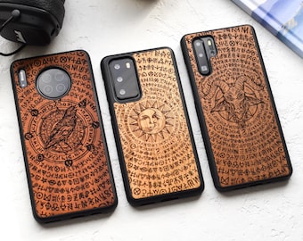Real Wood Case for Huawei P50/P40/P30/P20  | Mate 40/30/20 | Pro, Plus, Lite