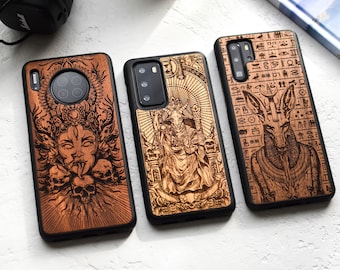 Real Wood Case for Huawei P50/P40/P30/P20 | Mate 40/30/20 | Pro, Plus, Lite