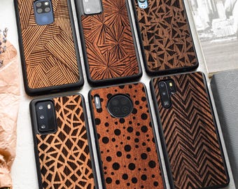 Real Wood Case for Huawei P50/P40/P30/P20 | Mate 40/30/20 | Pro, Plus, Lite