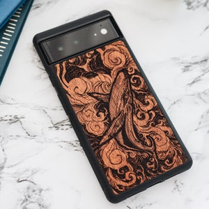 Google Pixel wooden case for 8 Pro, 8 | 7a, 7, 7 Pro | 6a, 6, 6 Pro | Pixel 5, 5A 5G | Pixel 4A 5G | Pixel 4 XL | Pixel 3A XL | Pixel 3 XL