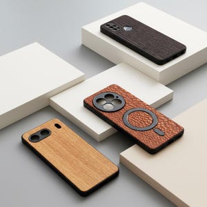 Real Wood OnePlus Case for OnePlus 13, Ace 3, Nord CE3 Lite, 12R, Nord 4, N20, N10, CE2 & More