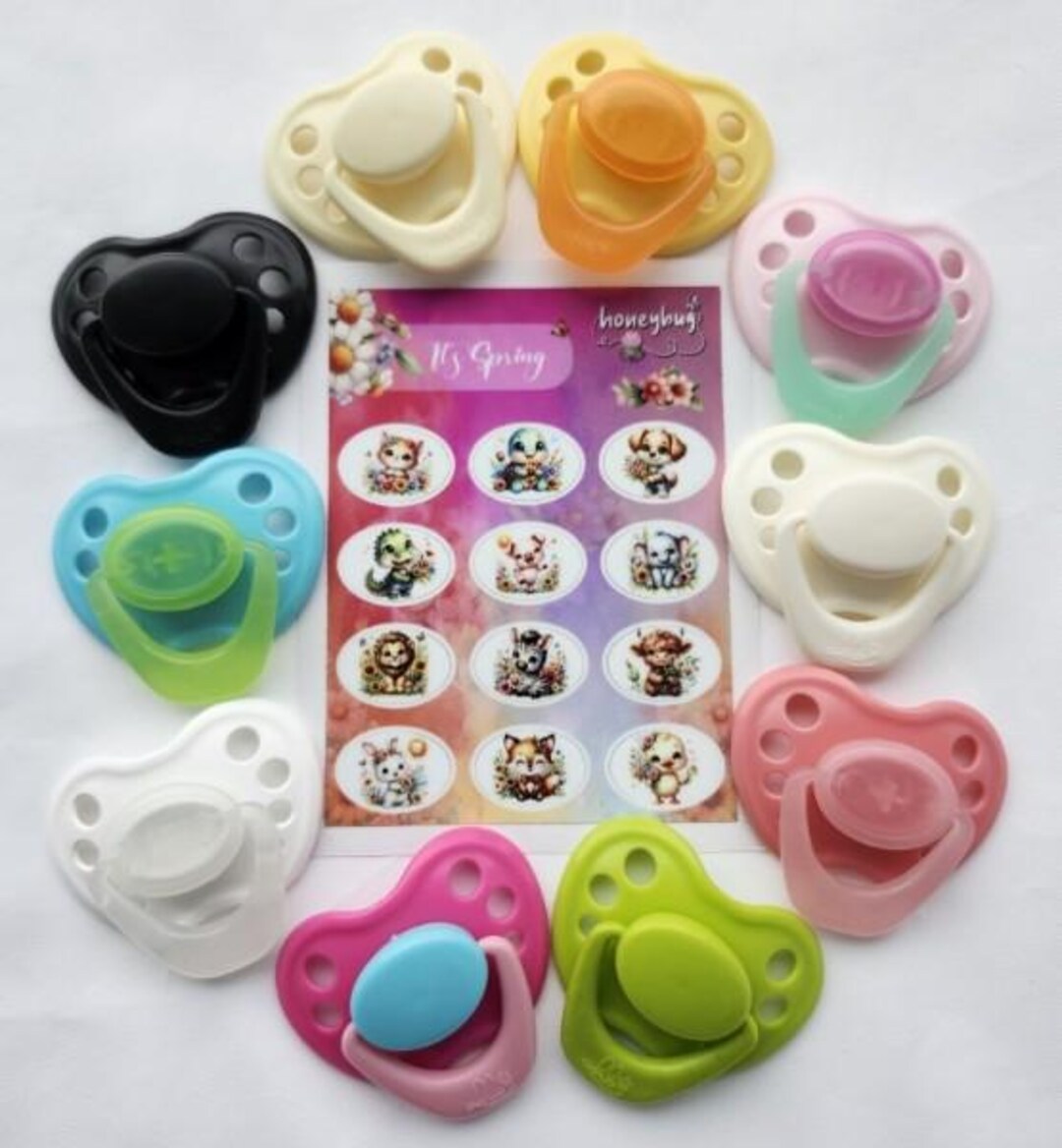 It's Spring - Honeybug KIT Makes (10) Magnetic Pacifiers for REBORN or ...