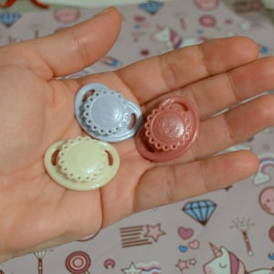 3 pack Honeybug Vintage Micro Preemie Magnetic Pacifier Reborn Art Doll Bitty Baby