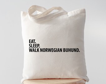 Eat Sleep Walk Norwegian Buhund tote, Norwegian Buhund Tote, Norwegian Buhund gifts, Norwegian Buhund mom, Norwegian Buhund dad, Tote, 2779