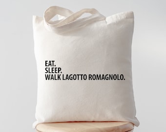 Eat Sleep Walk Lagotto Romagnolo tote, Lagotto Romagnolo Tote, Lagotto Romagnolo gifts, Lagotto Romagnolo mom, Lagotto Romagnolo dad, 3514