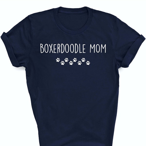 Boxerdoodle shirt, boxerdoodle moeder, boxerdoodle moeder tshirt, boxerdoodle cadeau, boxerdoodle hond moeder, cadeau voor hondenliefhebber, 2477