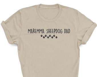 Camisa do pai cão pastor Maremma, pai maremma, pai cão maremma, camiseta cão maremma, pai cão pastor, camisa do pai cão pastor, 2981