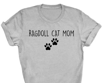 Gato ragdoll, regalo de gato ragdoll, camisa de gato ragdoll, mamá gato ragdoll, regalo para gato, regalo de gato para mujer, regalos de amante de gato, regalo para mamá gato 2386